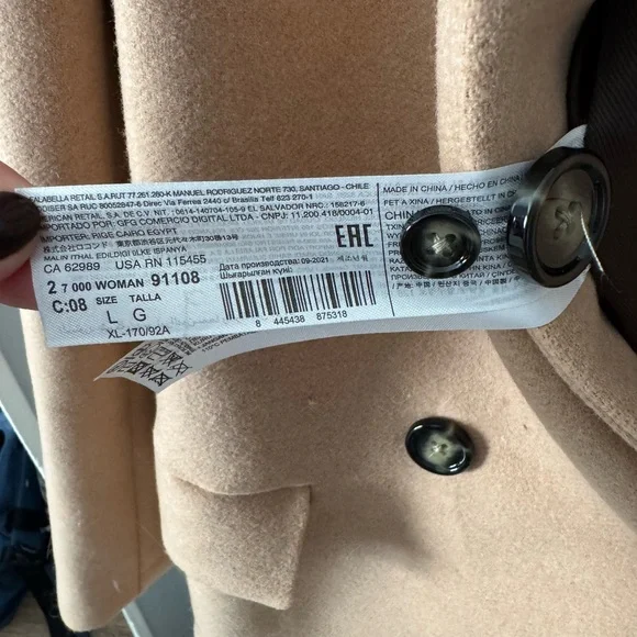 Mango Wool Blend Coat - Picture 5 of 11